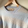 Paul Costelloe 100% Pure Cashmere Striped Jumper | Crew Neck Size 10 Image 2