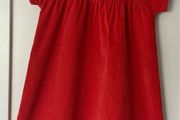 Orange needlecord dress