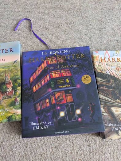 Harry Potter Illustrated Editions Books 1 to 5