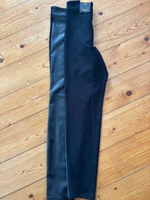 NEW Marks & Spencer Black Leather leggings