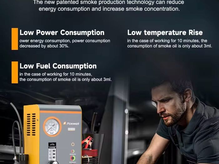 FOXWELL SD203 PRO Smoke Machine Automotive EVAP
