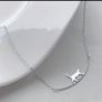 Silver Cat Pendant Whimsical & Minimalist Charm Image 8