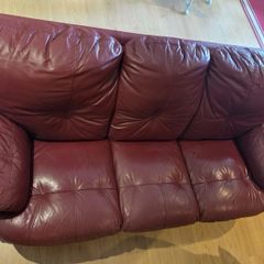 Leather sofa
