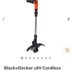 Black and decker cordless strimmer