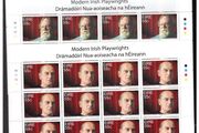 2009 Ireland Modern Irish Playwrights (Brian Friel, Tom Murphy &amp; Frank McGuiness) Commemorative Stamps Sheetlets Plate 1B1B1B1B Mint Never Hinged (MNH)