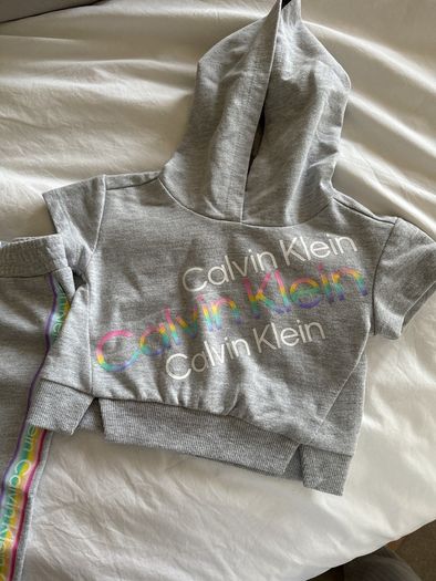 Calvin Klein baby girl 2-Piece Jogger Set