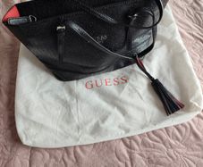 Guess bag black and red