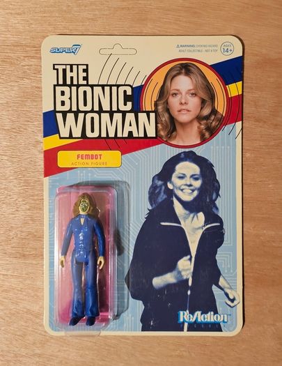 The Bionic Woman Fembot 3.75 " Scale (Unpunctured) New & Unopened
