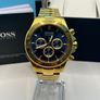 Hugo Boss HB1513340 Ikon Chronograph Mens Watch - Gold Image 2