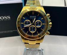 Hugo Boss HB1513340 Ikon Chronograph Mens Watch - Gold