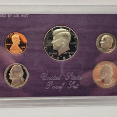 USA United States Proof 1986 S Coun Set in Original Holder