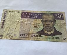 Old Malawi Banknote 20 Kwacha