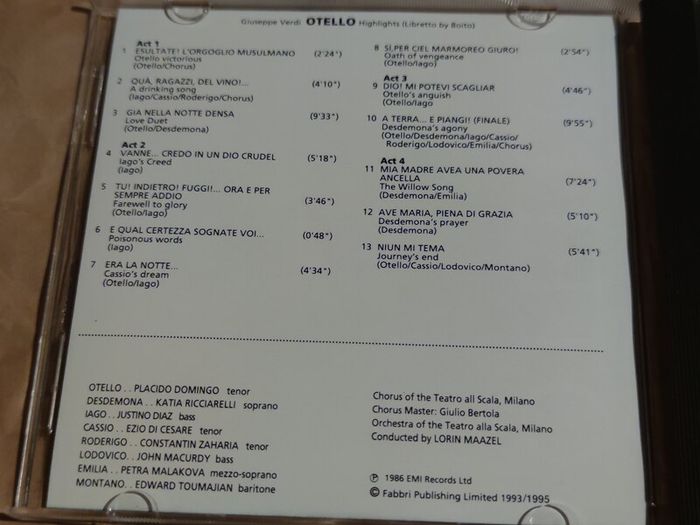 Otello Cd