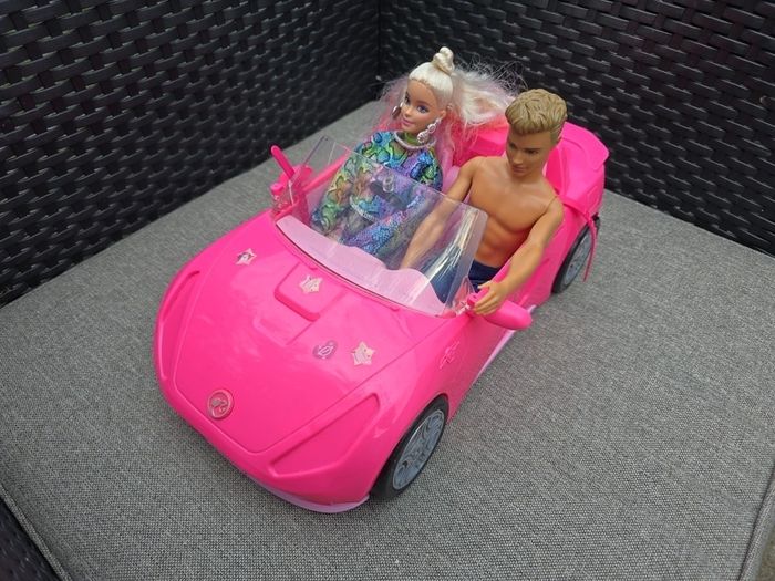 Barbie Car with Barbie and Ken