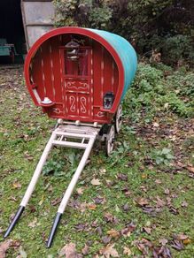 Miniature Bow Top Caravan