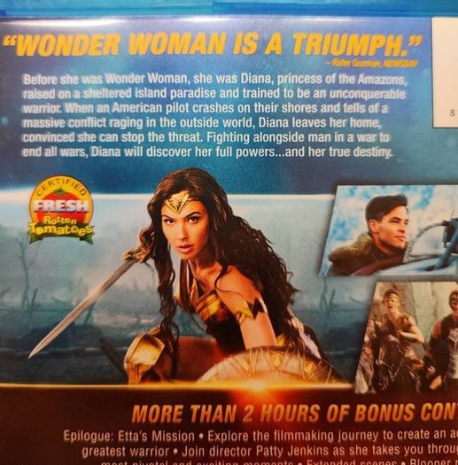 Wonder Woman - Blu-ray/dvd dual disc set