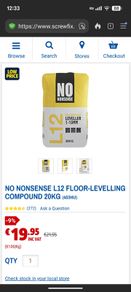 Levelling compound