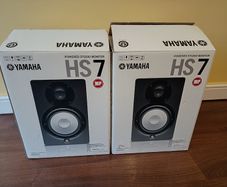 Yamaha Hs7 Limited edition Matched Pair Active 2-Way Near-Field Studio Monitors