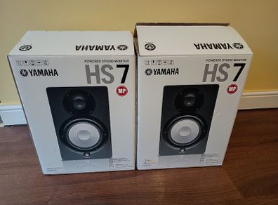 Yamaha Hs7 Limited edition Matched Pair Active 2-Way Near-Field Studio Monitors