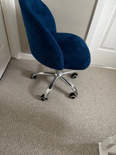 office chair blue