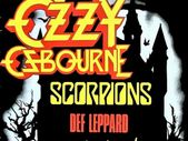 Ozzy Osbourne Vintage Concert Poster Monsters Of Rock Donington Park UK August 16th 1986 Replica