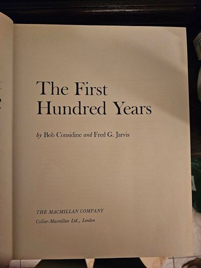 The First Hundred Years.  A Portrait Of The NYAC.First Edition 1969 Large Volume Hardback With Dustjacket In Good Condition.  See Photos For Same.