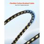 XLR Cable 7.62 m, 6 Pack, Shielded Balanced DMX Male to Female Microphone Cables, Gold-Plated 3-Pin XLR Mic Speaker Cord Wires, for Stage Lighting, Microphones, Amplifier, Mixer, Speaker Systems Image 5