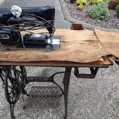 Antique Singer sewing machines x 2