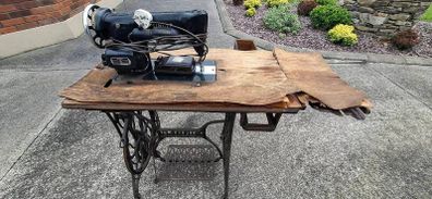 Antique Singer sewing machines x 2