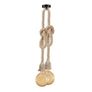 New Vintage E27 Jute rope lamp holder ceiling light 1 metre and 2 metre Image 3