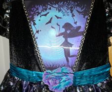 Halloween girls fairy witch dress BNWOT age 7-8 but suitable for 9yr old also