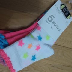 Girls Socks 5 Packs 15-18mts