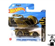 Hot Wheels Gold Batman Arkham Asylum Batmobile Diecast Car Brand New Sealed