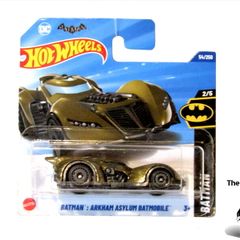 Hot Wheels Gold Batman Arkham Asylum Batmobile Diecast Car Brand New Sealed