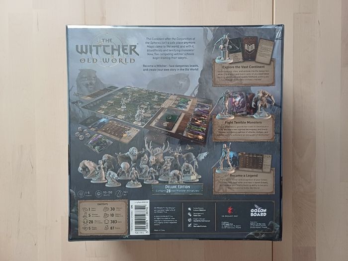 The Witcher - Old World Fantasy Miniatures Board Game Shaded Deluxe Edition 2023 NEW SEALED