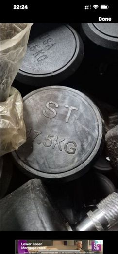 New dumbbells rubber 42kg upwards kgs