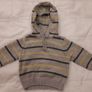Baby 3-6M Knitted Hooded Jumper Image 2