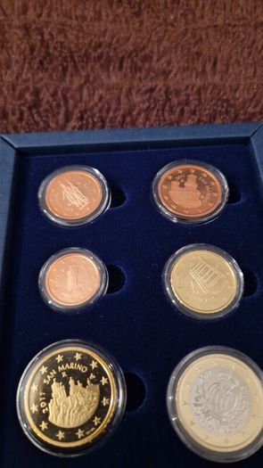 San Marino 2010 2011 euro coin proof sets