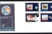 1991 Guernsey Europa: Europe in space Commemorative Stamps Official First Day Cover (FDC)