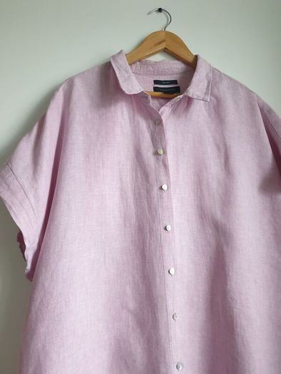 Tahari Linen Dress Size Uk 22/24