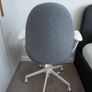 Ikea Hattefjall Office Chair Grey White Image 2