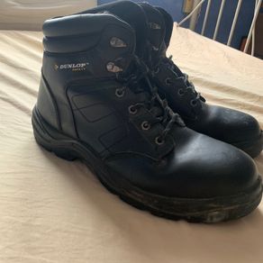 Dunlop steel toe safety boots