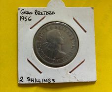 1956 UK Two Shilling