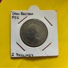 1956 UK Two Shilling