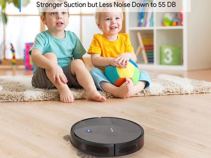 Robot Vacuum Cleaner Mop,Upgraded 1500Pa Strong Suction, 2.7 in, Super Quiet, Smart Self-Charging Robotic Vacuum Cleaners, Auto Sweeper for Hardwood Floor Carpet Tile Pet Hair Care (FREE POSTAGE)