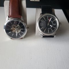 Fossil automatic and Diesel watch bundle