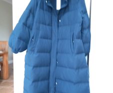 Per Una Size 18 Feather Filled Long Coat New with Tag