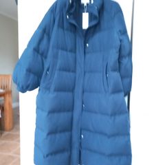 Per Una Size 18 Feather Filled Long Coat New with Tag