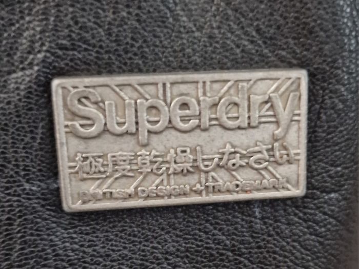 Superdry Premium Mens  Real Leather Jacket.