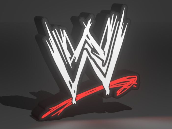 WWE Led lightbox